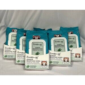 Hard to Find BUNDLE! The Crème Shop Aloe Red Panda Makeup Wipes 6Packs x60 Ct